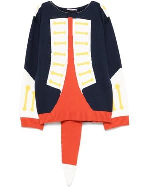 Charles Jeffrey Animal Boo Sweater - Blue