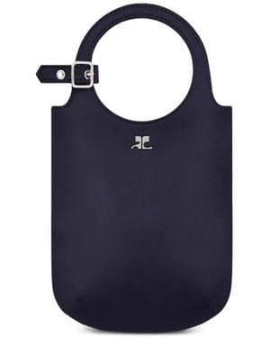Courreges Small Holy Tote Bag - Blue