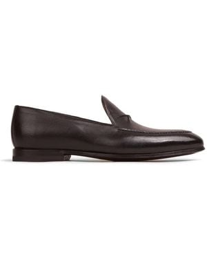 Bontoni Loafer aus Leder - Weiß