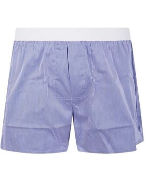 Tom Ford Gestreifte Boxershorts - Blau
