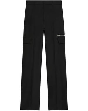 Givenchy Cargo-Pockets Tailored Trousers - Black