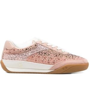 Liu Jo Trainers With All-Over Rhinestones - Pink