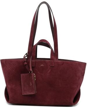 A.P.C. Le Drummer Tote Bag - Purple
