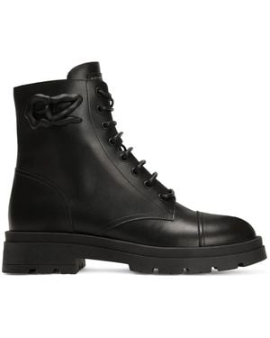 Giuseppe Zanotti Harlock Zalì Combat Boots - Black