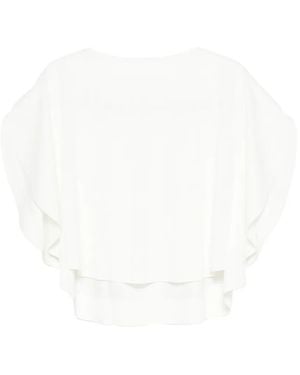 Pleats Please Issey Miyake Pleated Top - White