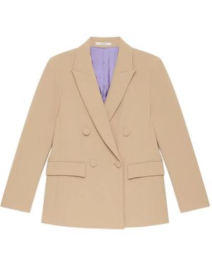 Maliparmi Double-Breasted Blazer - Natural