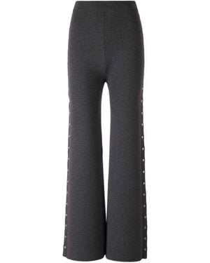 Jil Sander スナップボタン パンツ - グレー