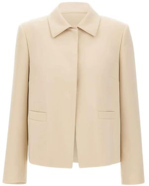 Elena Miro Welt-Pocket Jacket - Natural