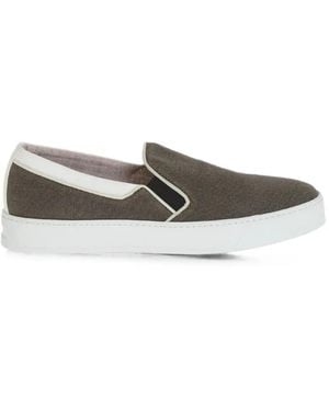 Corneliani Slip-On Trainers - Grey