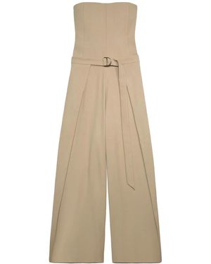 Ami Paris ストラップレス ジャンプスーツ - ナチュラル