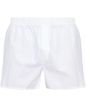 Hanro Boxer Con Vita Elasticizzata - Bianco