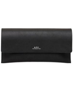 A.P.C. Zonnebril Met Vierkant Montuur - Zwart