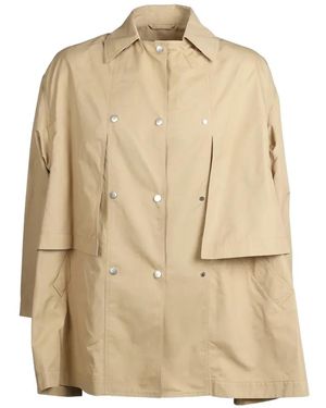Valentino Garavani Buttoned Panelled Coat - Natural