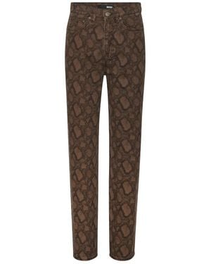 ROTATE BIRGER CHRISTENSEN Printed Jeans - Brown