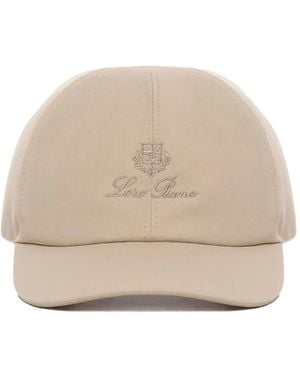 Loro Piana Embroidered-logo Baseball Cap - ナチュラル