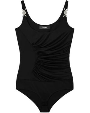 Versace Body Medusa fruncido - Negro