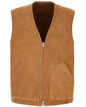 Umit Benan Bruno Reversible Zip-Fastening Gilet - Brown
