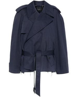 Balenciaga Belted Jacket - Blue