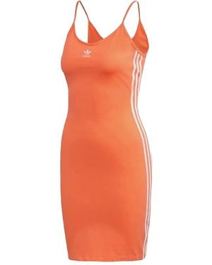 adidas Spaghetti Strap Dress - Orange
