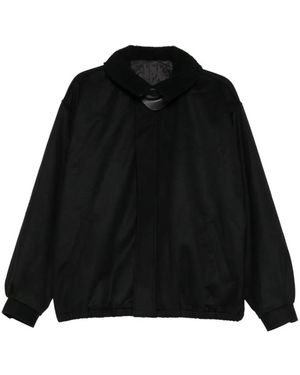 Ssstein Giacca Imbottita Con Colletto - Nero