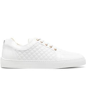 Leandro Lopes Quilted Low-Top Sneakers - White
