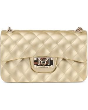 Marc Ellis Mini Flat Falcon S Diamond-Quilted Tote Bag - Natural