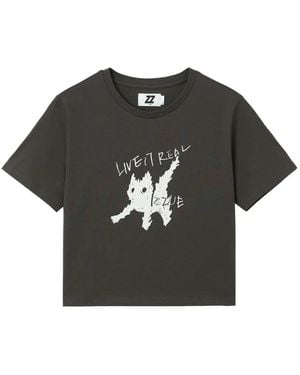 Izzue Graphic T-Shirt - Black