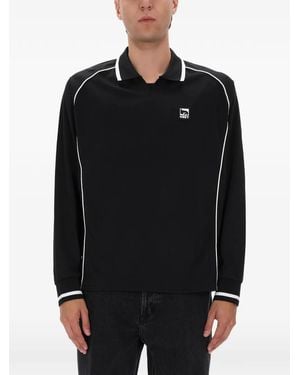Obey Logo-Patch Sweatshirt - Black