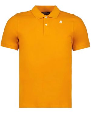 K-Way Polo Vinnie À Logo Et Deux Boutons - Orange