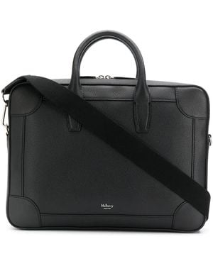Mulberry Full-grain Leather Briefcase - Black