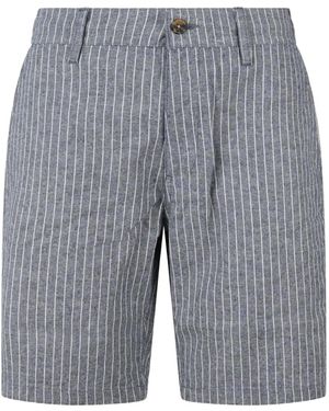 MC2 Saint Barth Striped Shorts - Grey