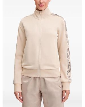 Guess Zip-Up Sweatshirt - Natural