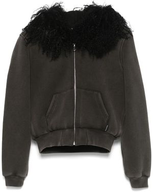 Alexander Wang フーデッド ジャケット - ブラック