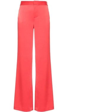Alice + Olivia Pantalon De Tailleur Calvin À Coupe Ample - Rouge