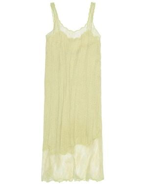Bimba Y Lola Lace-Hem Midi Dress - White