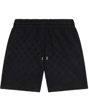 CASABLANCA Crystal Monogram Shorts - Black