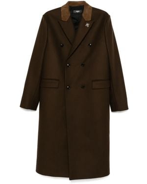 Amiri Double-Breasted Coat - Brown