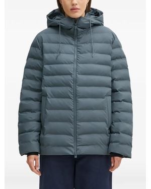 Rains Lohja W3T2 Hooded Puffer Jacket - Blue