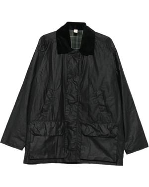 sunflower Corduroy-Collar Pocket Jacket - Black