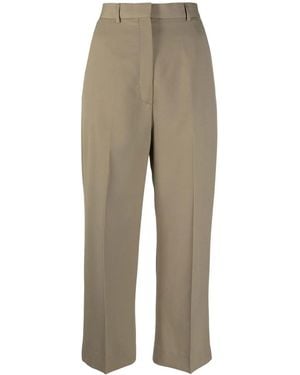 Acne Studios Cropped Straight-Leg Pants - Natural