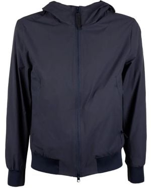 People Of Shibuya Hooded Zip-Up Jacket - Blue