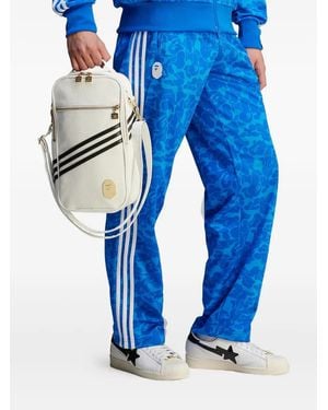 adidas 3-Stripes Camouflage Trousers - Blue