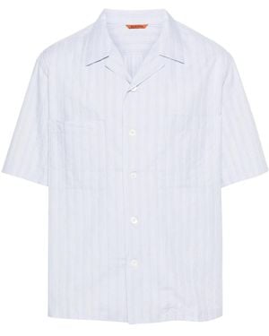 Barena Striped Cotton Shirt - White