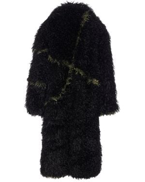 Jakke Cascade Mantel Aus Faux Fur - Schwarz