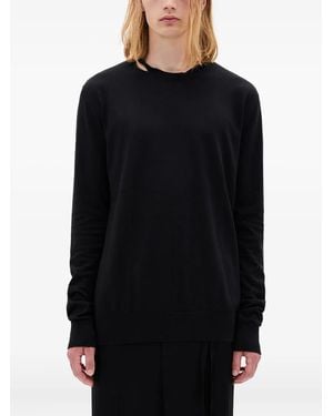 Ann Demeulemeester Jersey Magnar - Negro