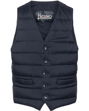 Herno Il Panciotto Down Vest - Blauw