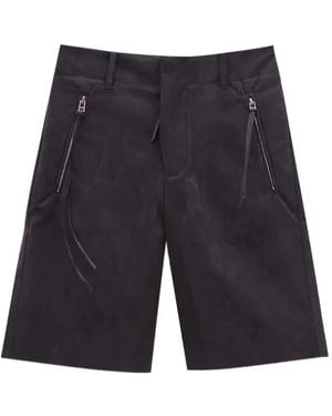 Post Archive Faction PAF Bermudas con detalle de cremallera - Azul