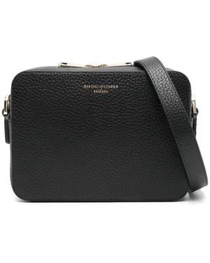 Aspinal of London Leather Cross Body Bag - Black