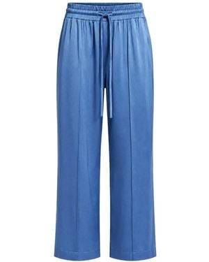 Cinq À Sept Damoni Drawstring-Waist Pants - Blue