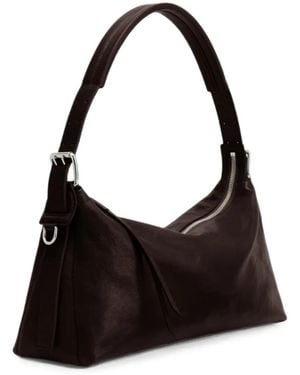 Lemaire Leather Shoulder Bag - Black